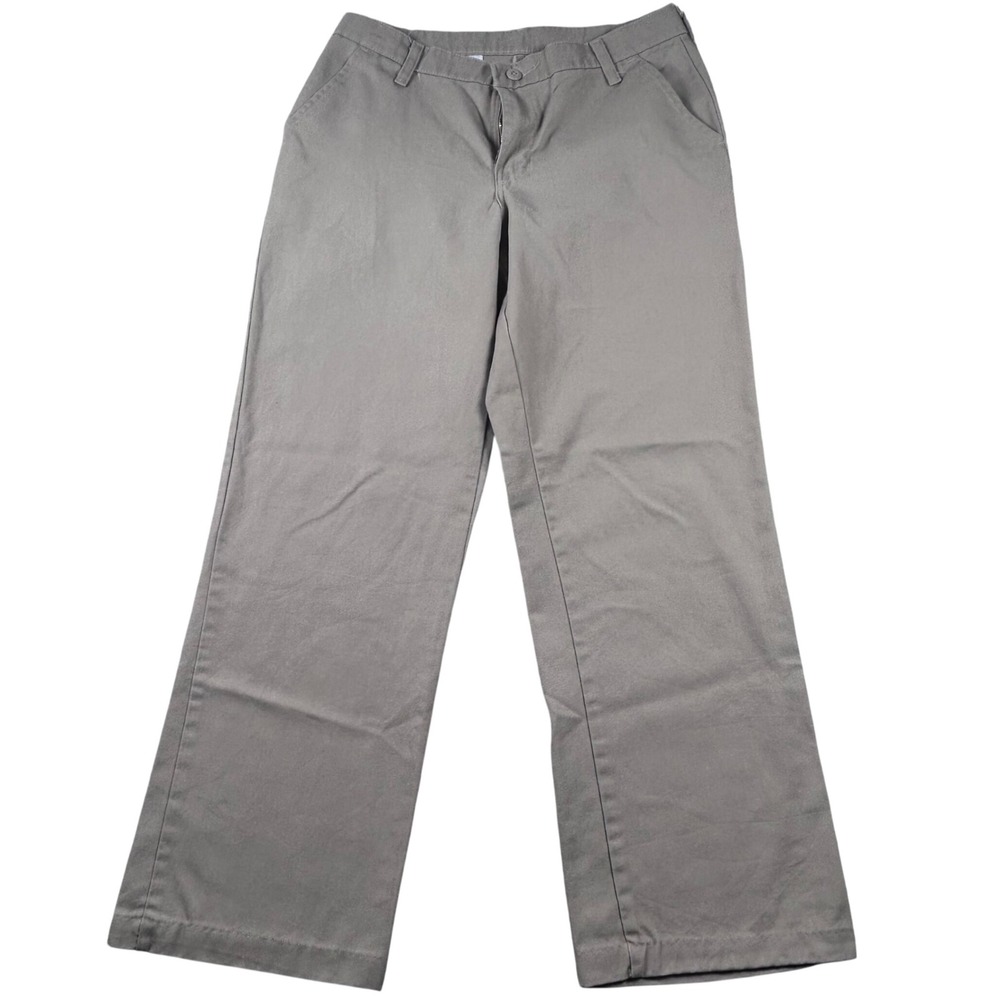 Red Kap Mens Khaki  Work Pants Straight Leg Poly Cotton Twill PT20KH Size 32x27